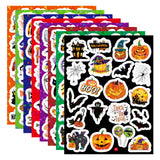 Autocollants 160 feuilles stickers scrapbooking vintage exquis album carnet déco autocollants thème de l'Halloween thèmes vacances