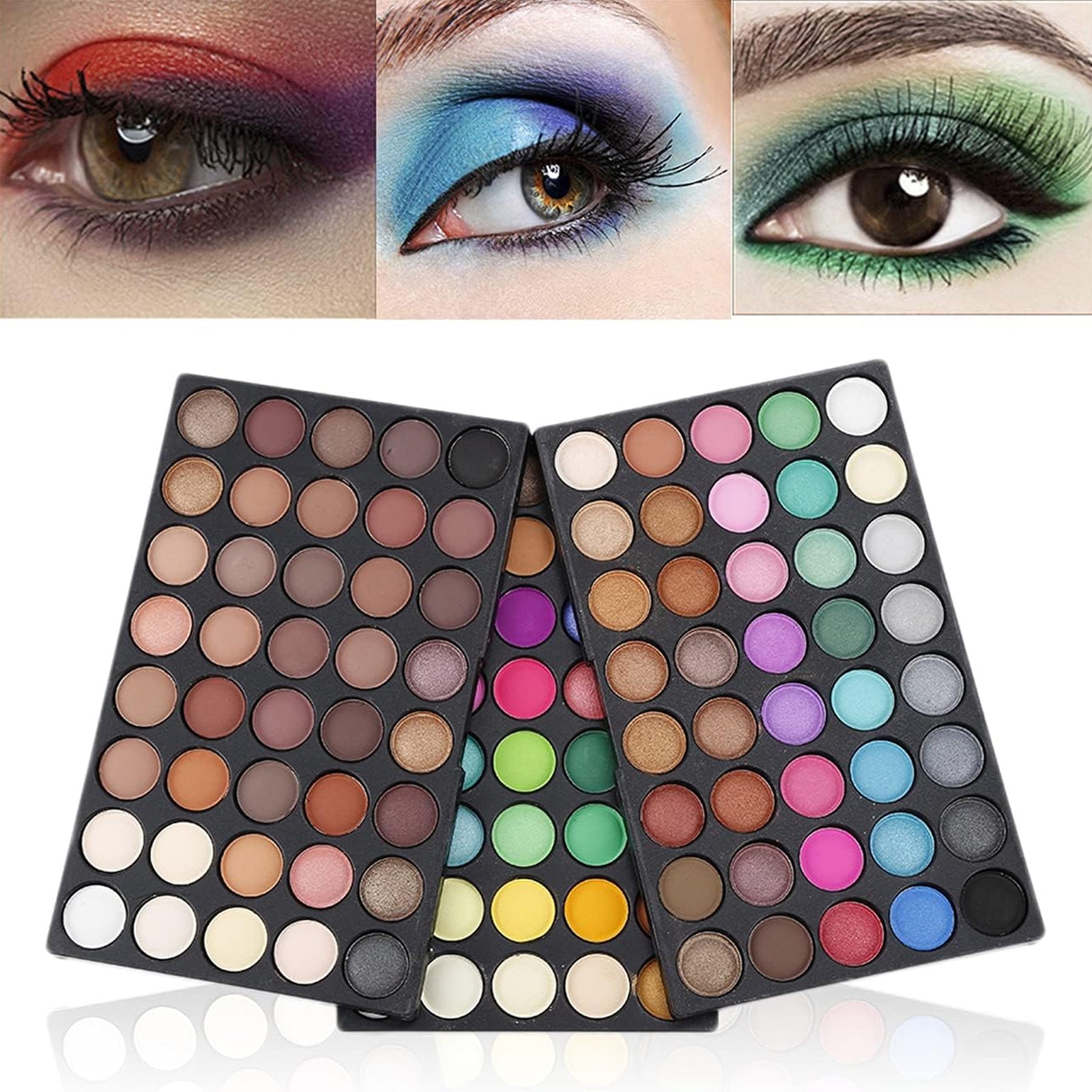 Palette de fards à paupière 120 couleurs nacré+mat pour studio/particulier palette de maquillage pour les yeux coffret maquillage