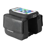 Sacoche velo 18x12cm poche pour téléphone amovible conception de grande capacité des deux côtés sac pour trottinette prise casque