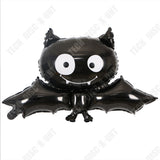 TD® 3 ballons de décoration pour Halloween paquet d'arrangement mural de fond fête d'horreur, scène de vacances, ballons de décorati