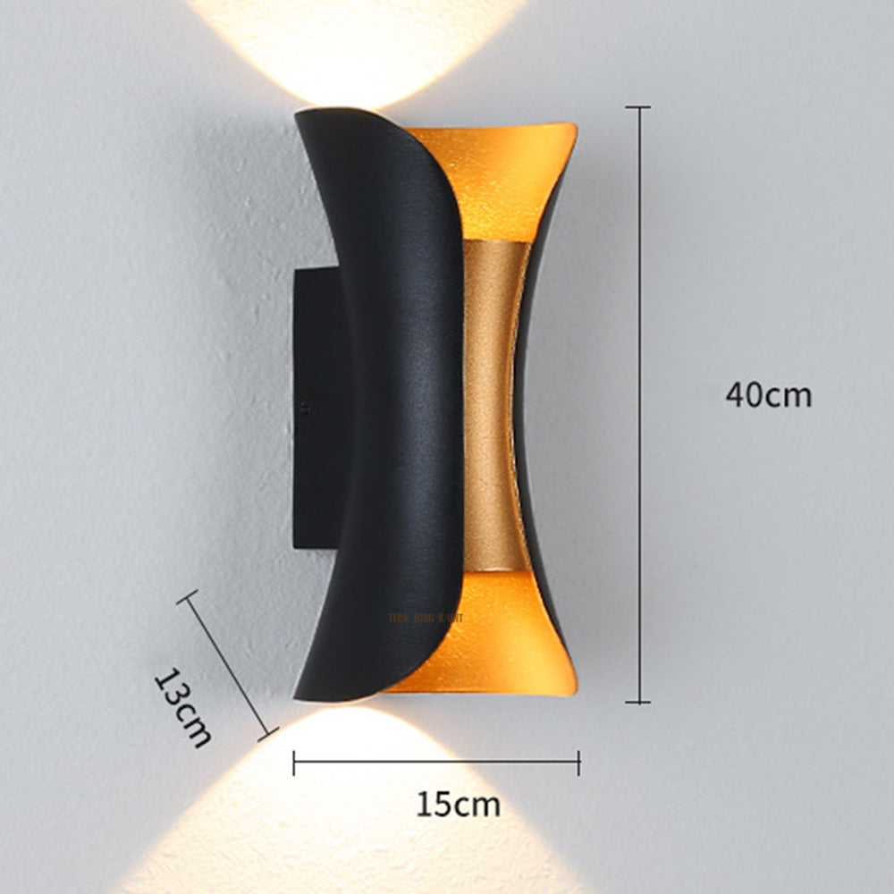 Applique d'extérieur étanche à l'eau Applique murale simple de salon Applique murale LED de chevet Applique murale d'intérieur