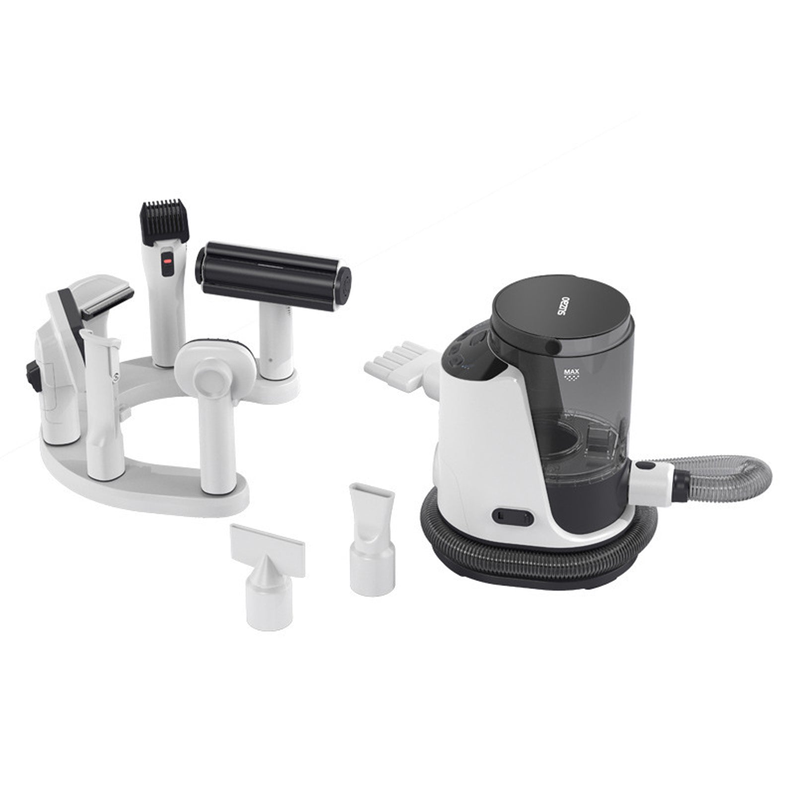 Aspirateur poil de chien 14kPa chat avec divers outils de toilettage 3L silencieuse ultra récipient pour tous les chiens et chats