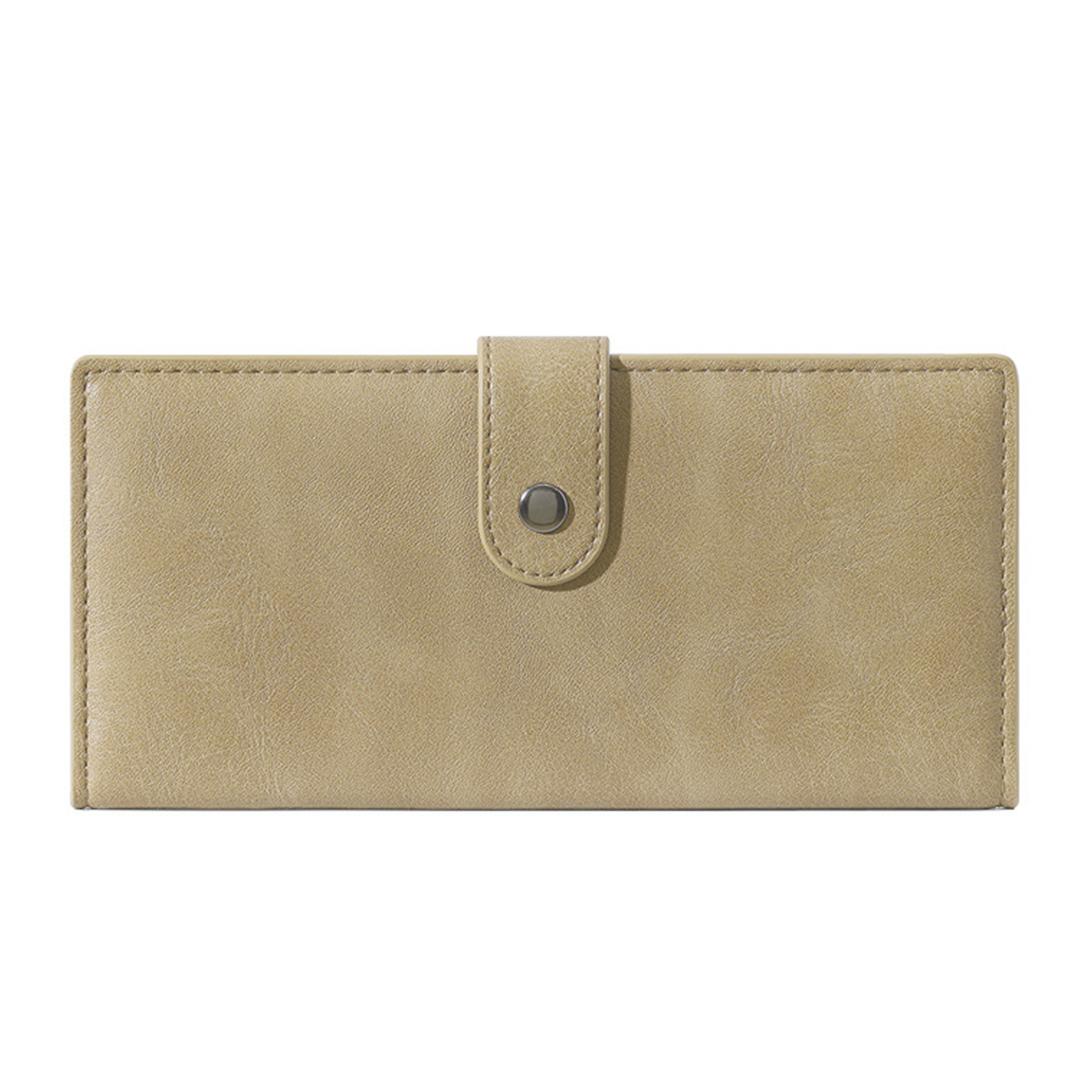 Portefeuille femme longue PU monnaie porte chéquiers porte carte grande capacite simple porte monnaie multi cartes couleur unie