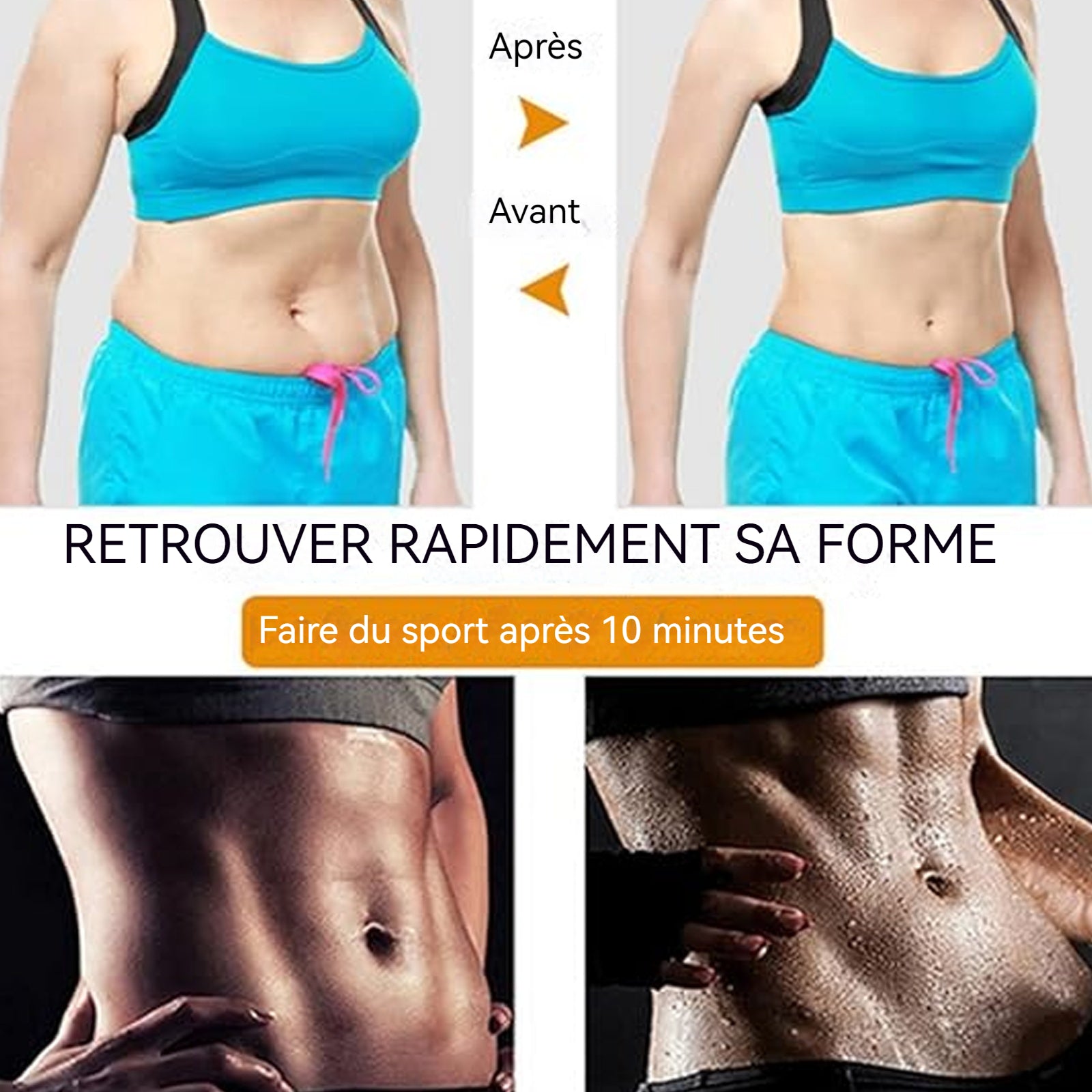 Gaine Amincissante Ventre 80x26 cm plat femme corset minceur serre taille body sculptant femme gainant ceinture amincissante noir