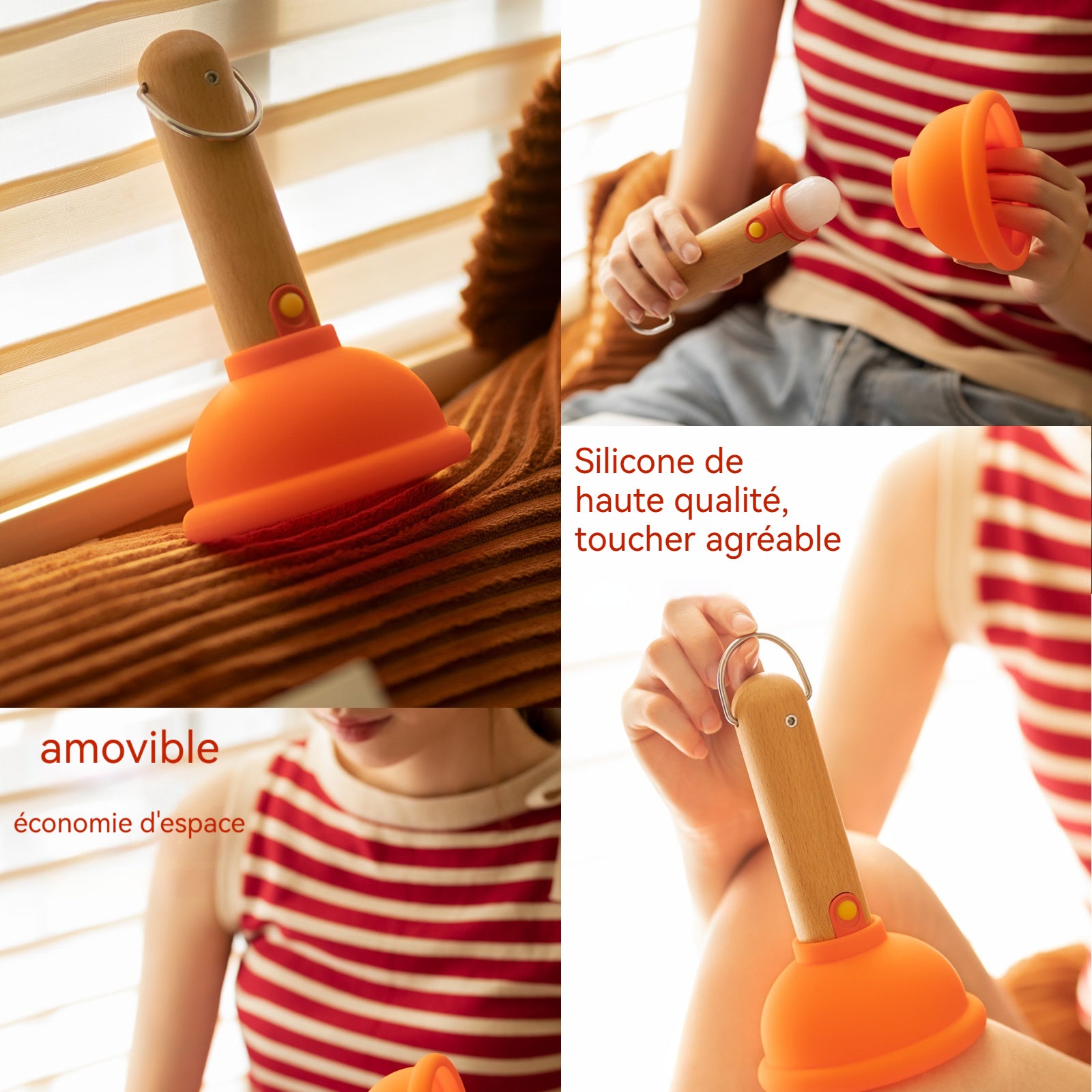 Ventouse veilleuse Silicone rechargeable Peut être accroché et adsorbé Créatif drôle Cadeau décoration maison Veilleuse Enfant