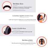 Cache-oreilles 125x100x180mm 23dB cache-oreilles insonorisants pour enfants cache-oreilles pliables insonorisants casque anti-bruit