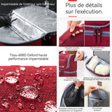 Trousse de toilette 13x21x25cm 600D toile oxford suspendu rouge trousse de maquillage étanche sac de voyage organisateur pratique