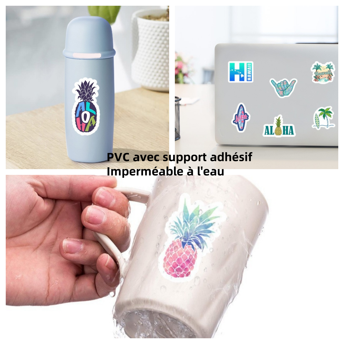 Autocollants 50 feuilles stickers scrapbooking vintage exquis album photo carnet déco autocollants alphabétiques style vacances