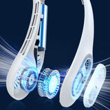 Ventilateur de cou   3000 mAh   Affichage digital intelligent  Très longue durée de vie de la batterie  Mini ventilateur de cou