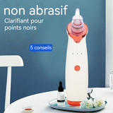 Aspirateur Point Noir 5V1A Ultra-léger Pression négative sous vide Longue durée vie de la batterie Aspirateur Point Noir électrique