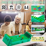 Jouets pour enfants 34x10x8CM Matériaux ABS électrique Cadeau idéal pour les réunions de famille Jouets de courses hippiques