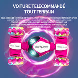 Voiture télécommandée 2.4GHz 4WD stunt car avec contrôle gestuel et effets lumineux voiture telecommandé tout terrain pour enfant