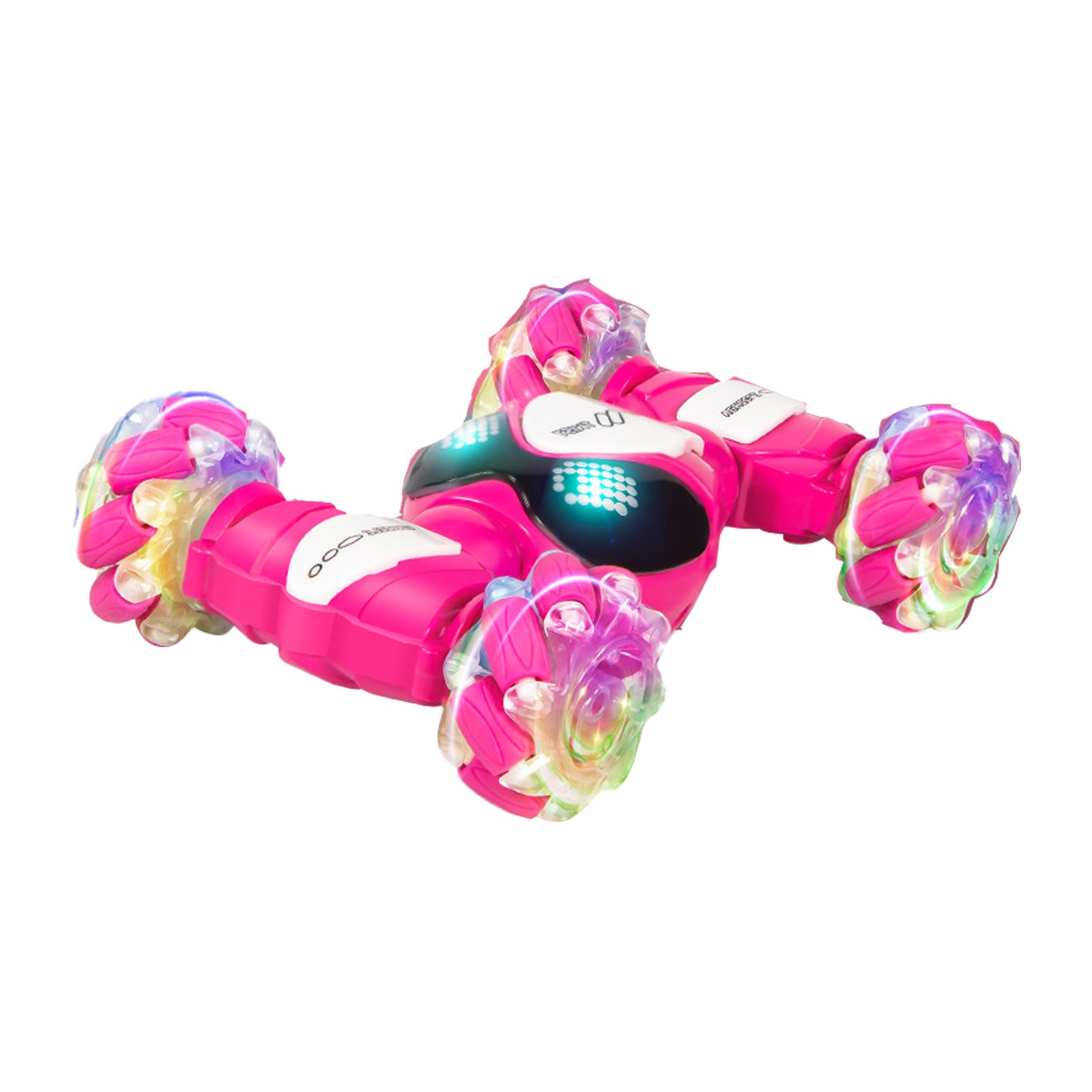 Voiture télécommandée 2.4GHz 4WD stunt car avec contrôle gestuel et effets lumineux voiture telecommandé tout terrain pour enfant