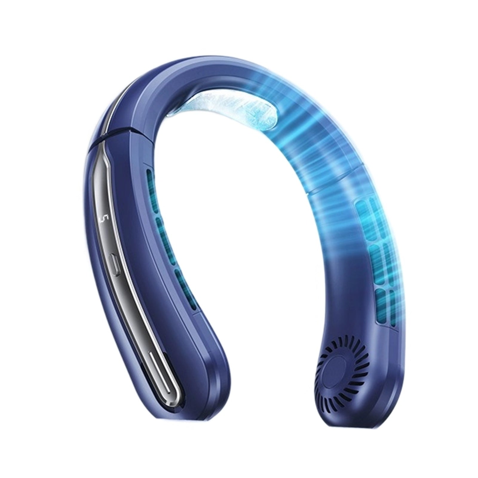 Ventilateur 1200 mah réglage à 5 vitesses avec affichage numérique LED réglable sur deux axes réduction du bruit portable à main