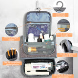 Trousse de toilette 13x21x25cm 600D toile oxford suspendu trousse de maquillage étanche sac de voyage organisateur avec poignée