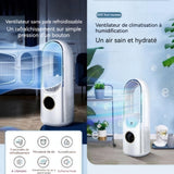 Mini refroidisseur d'air de bureau Ventilateur sans pales pour le refroidissement climatisation humidificateur climatisation USB