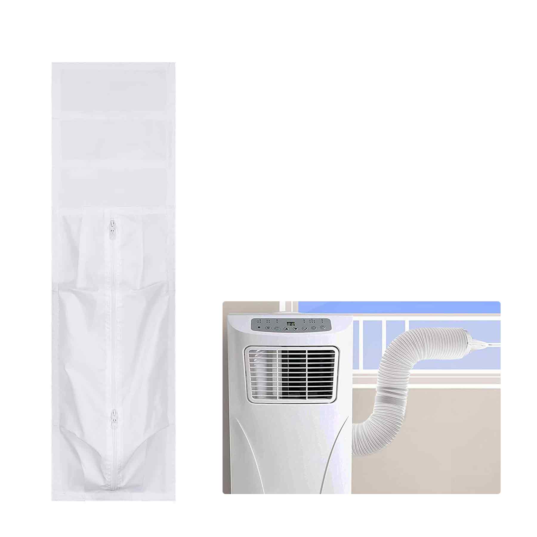 Joint de fenetre climatisation 162x25cm ouverture unique style de fermeture éclair convient au déshumidificateur de climatiseur