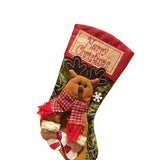 Chaussettes décoratives de noël, cadeaux de réveillon de noël, pendentifs d'arbre de noël pour enfants, sacs à bonbons