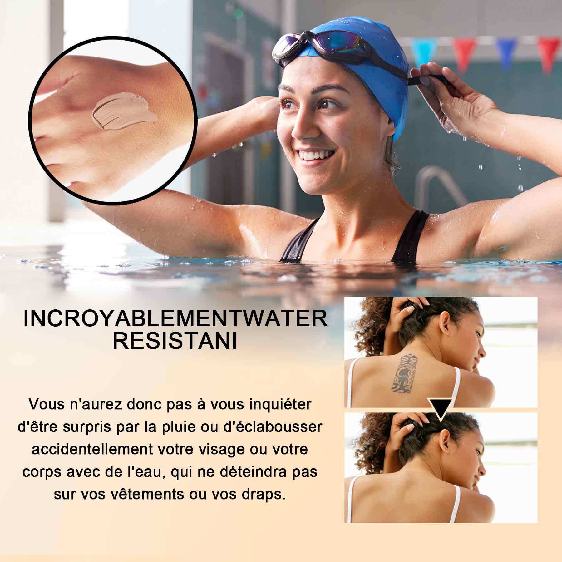 Teint couvrant imperfections 10g fond teint couvrant imperfections tatouage cicatrice pour le corps fond de teint creme imperméable