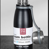 Mug isotherme de grande capacité en acier inoxydable 316 Bouteille de sport d'extérieur Bouteille de sport portable Mug d'eau