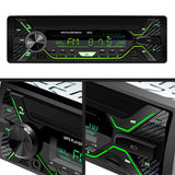 Autoradio bluetooth 60wx4 12V bluetooth radio FM stéréo lecteur mp3 fonction mains libres appels téléphoniques radio voiture FM
