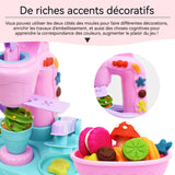 Outils de pâte a modeler 26pcs machine à glace colorée DIY jouets pour enfants accessoires pate a modeler jouets en argile colorée