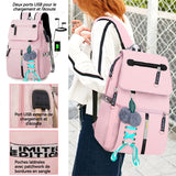 artable 31x45x13cm sac à dos rose grande capacité convient pour l'école/les voyages/le shopping/les fêtes cartable pour fille