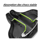 Selle de vélo 22x25x5cm 575g selle sans nez, siège de VTT super doux et confortable coussin absorbant les chocs decoration vélo