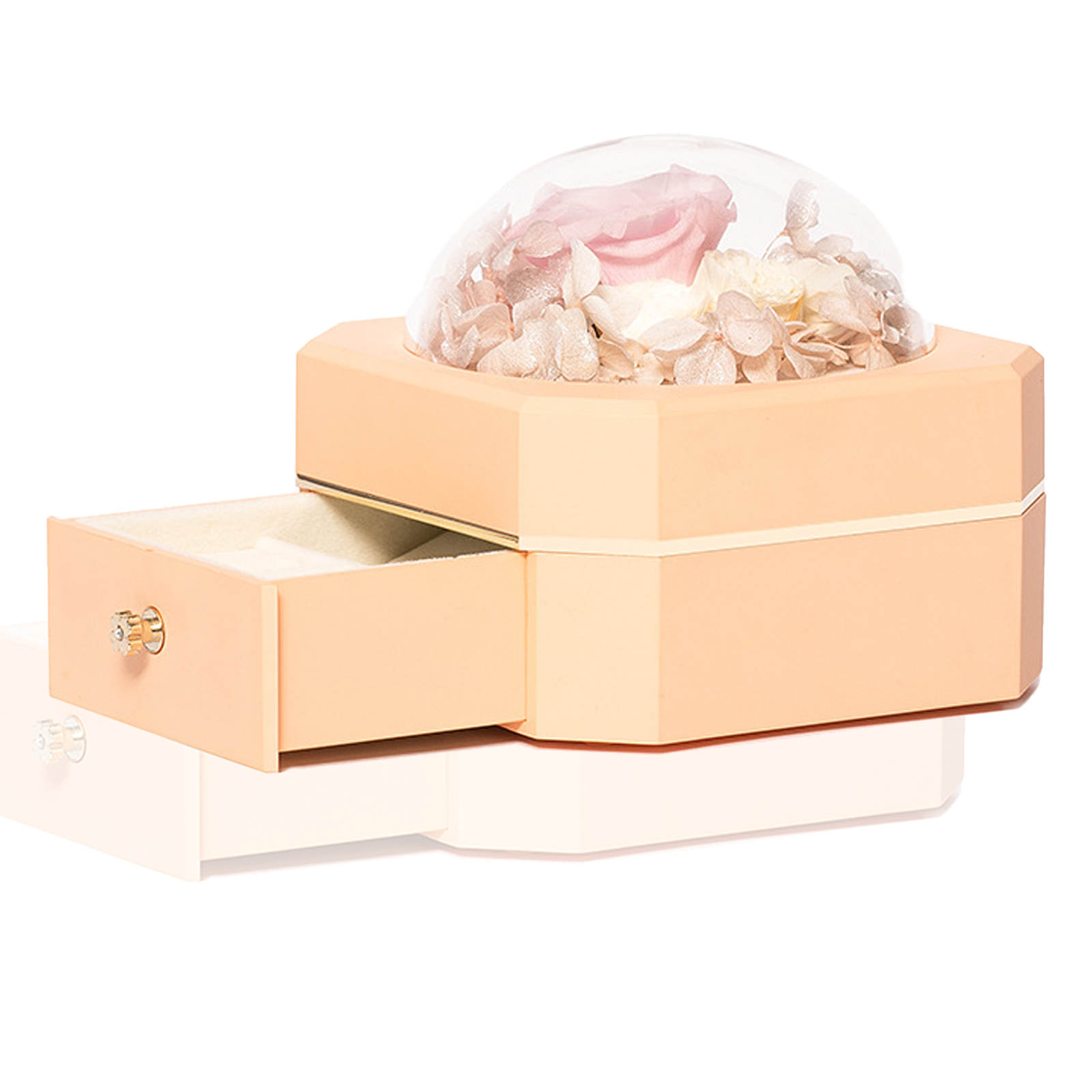 Emballage de noël 11,5x11,5x11cm coffret cadeau décoration rose coffret cadeau de noël boîte à bijoux coffret cadeau exquis noël