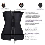 Gaine Amincissante Ventre 80x26 cm plat femme corset minceur serre taille body sculptant femme gainant ceinture amincissante noir