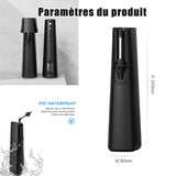 Aspirateur oreille avec 3 modes de mettoyage de portable IPX7 nettoyeur d'oreilles électrique rechargeable pour adultes enfants