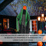 Décorations d'Halloween 188x133cm Halloween pumpkin ghost sensor lighting sounding arm swing propdecoration de fete a suspendre