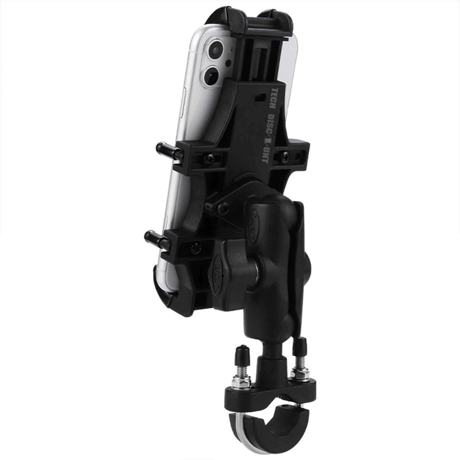 Support de téléphone portable de moto antichoc vélo électrique vélo ride navigation support étanche snap - in nylon matériel