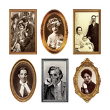 Halloween 6 pièces 26 x 18 cm halloween decoration effrayante de portrait interieur visage changeant 3D d'horreur cadre photo hantée