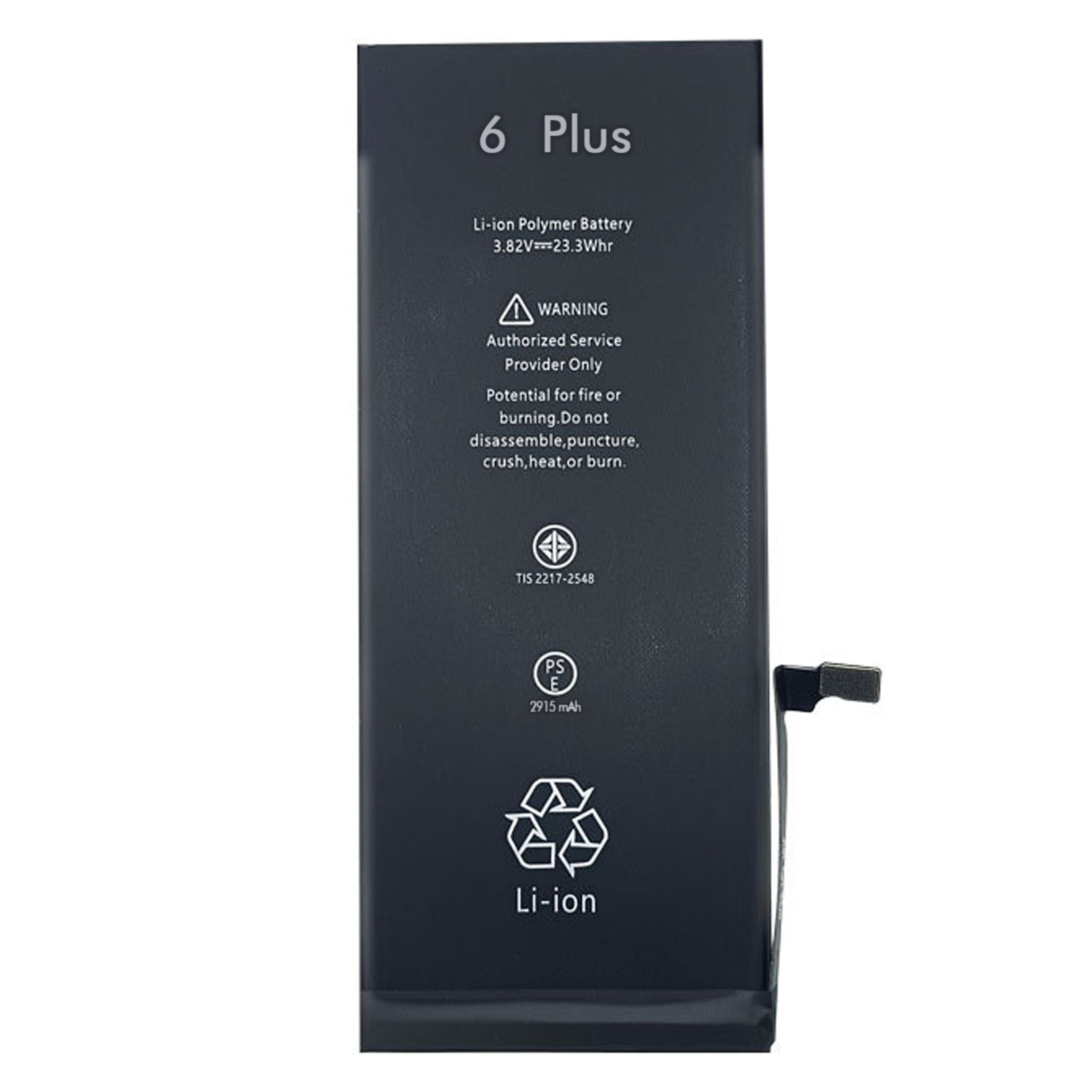 Batterie pour iPhone 6 Plus 2915 mAh Batterie Li-ION qualité identique Kit de Raparature avec kit de Bandes adhésives de Rechange