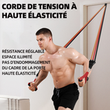Bande élastique fitness 75 lbs corde de tension bande de résistance résistance elastique latex-barre pilates à pour etirement squat