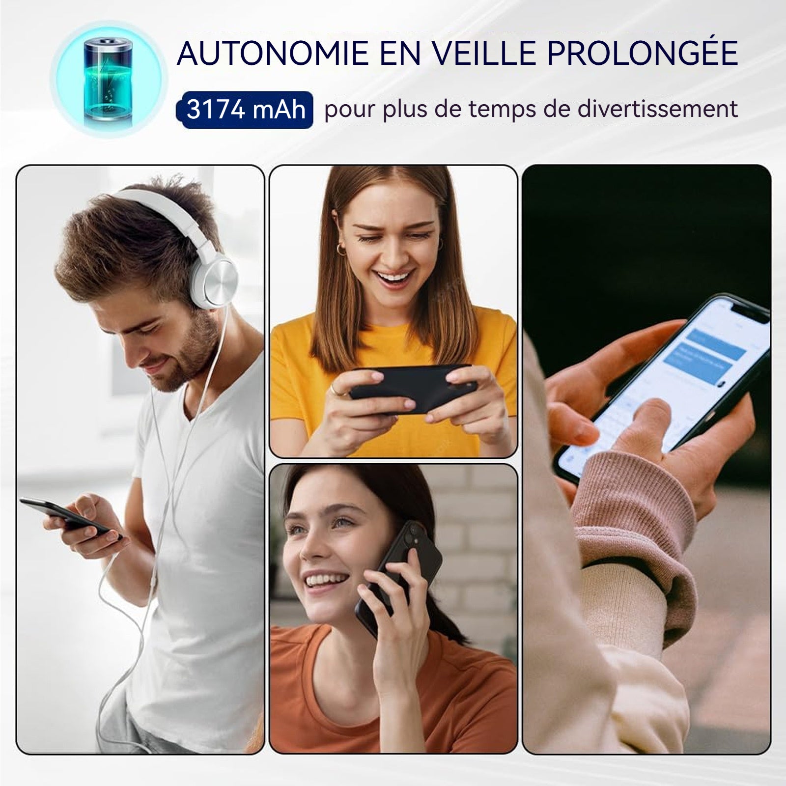 Batterie Premium de Remplacement pour iPhone XS Max 3174mAh Identique à l'Original Kit Outils Professionnels et adhésif écran Inclus