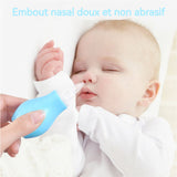 Aspirateur nasal 14g Anti-Reflux Design Silicone Removable Portable Lavable Flexible Silicone Suction Pump Nettoyeur nasal