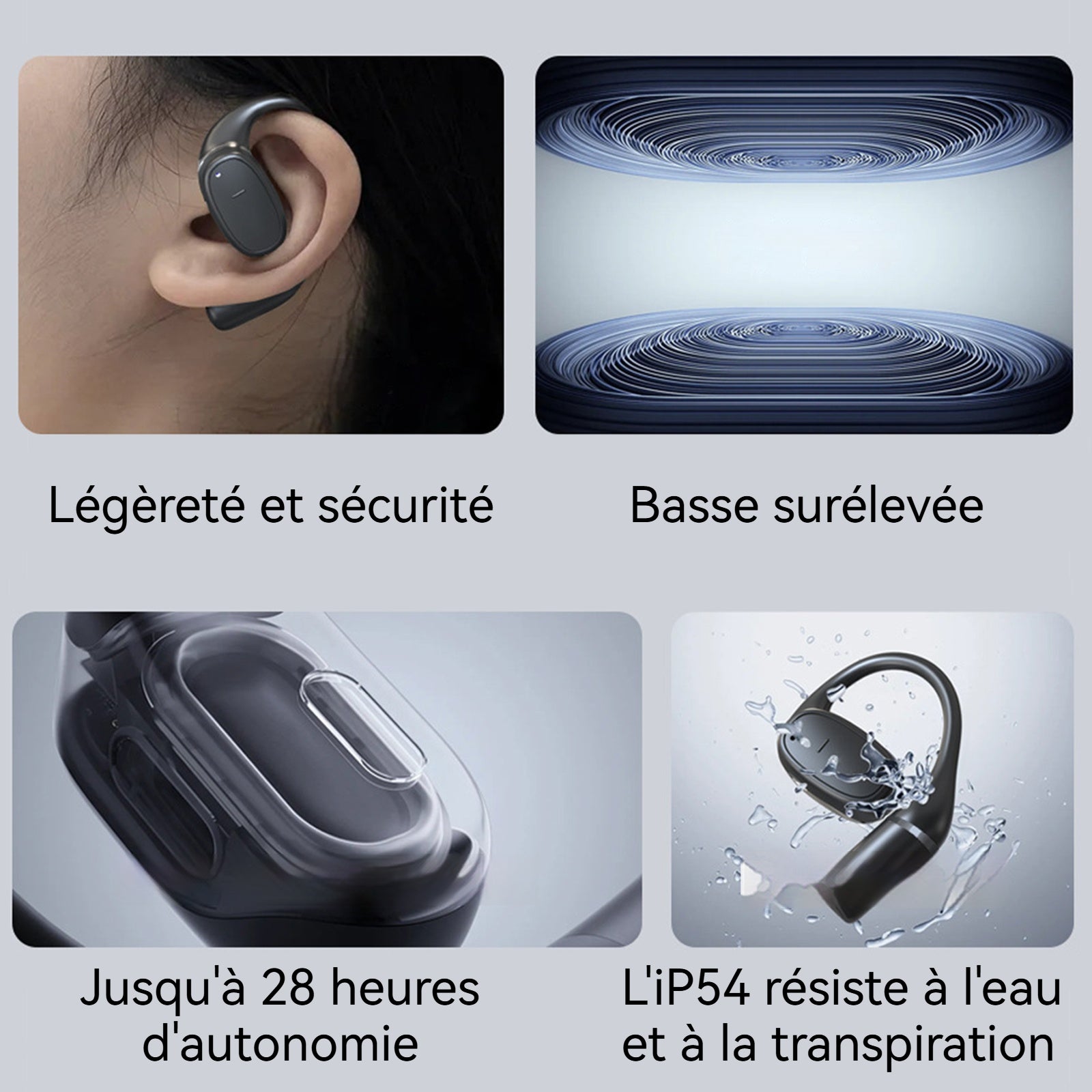 Écouteurs de traduction 200 langues bluetooth 5.3 dispositif de traduction appareil traduction casque de traduction translator