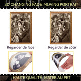 Halloween 6 pièces 26 x 18 cm halloween decoration effrayante de portrait interieur visage changeant 3D d'horreur cadre photo hantée