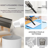 Aspirateur vertical sans fil 120w 2000 mah 10 kpa 260 ml 3ème vitesse longue durée de vie de la batterie léger et facile à tenir