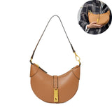 Une épaule Messenger sac fourre-tout en cuir croissant selle mode sac à dos aisselle boulette Croissant sac femme sac