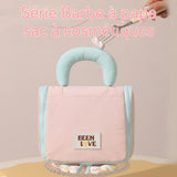 trousse de toilette voyage 152g Imperméable Nylon Cintre Grande capacité Résistant à l'abrasion Portable Trousse de Toilette Femme