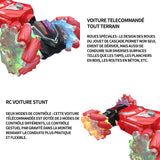 Voiture télécommandée 2.4GHz 4WD stunt car avec contrôle gestuel et effets lumineux voiture telecommandé tout terrain pour enfant
