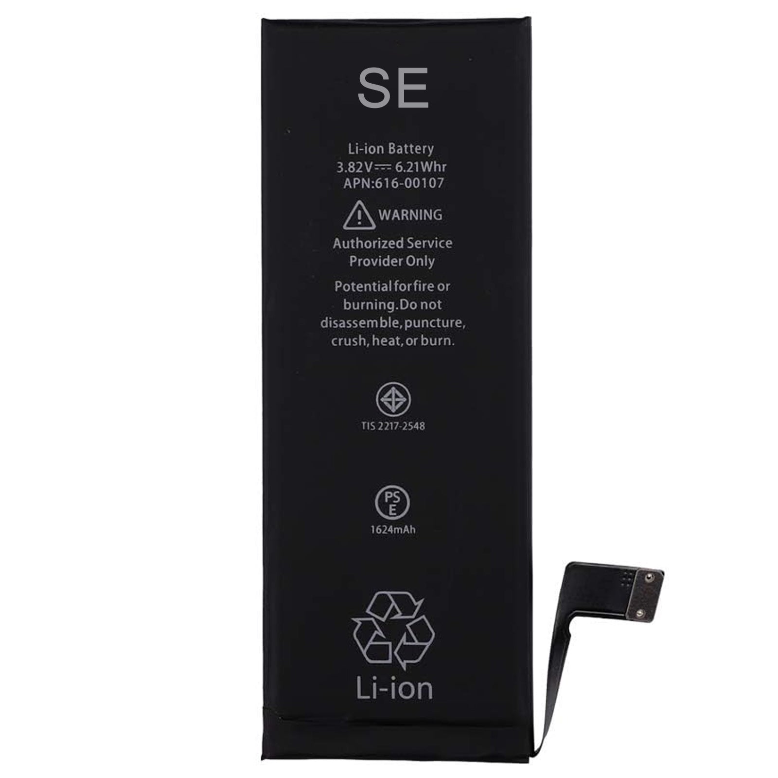 Batterie Premium de Remplacement pour iPhone SE 1624 mAh Identique à l'Original Kit Outils Professionnels et adhésif écran Inclus