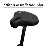 Selle de vélo 22x25x5cm 575g selle sans nez, siège de VTT super doux et confortable coussin absorbant les chocs decoration vélo