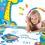 Tapis dessin eau 100x70cm tapis dessin enfant tapis magique dessin eau livré avec divers accessoires cadeaux éducatifs pour enfants