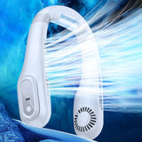 Ventilateur de cou   3000 mAh   Affichage digital intelligent  Très longue durée de vie de la batterie  Mini ventilateur de cou