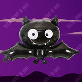 TD® 3 ballons de décoration pour Halloween paquet d'arrangement mural de fond fête d'horreur, scène de vacances, ballons de décorati