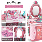 Maquillage enfant fille 3 en 1 valise de maquillage pour enfants coffret maquillage enfant cosmétique fine cadeaux pour enfants